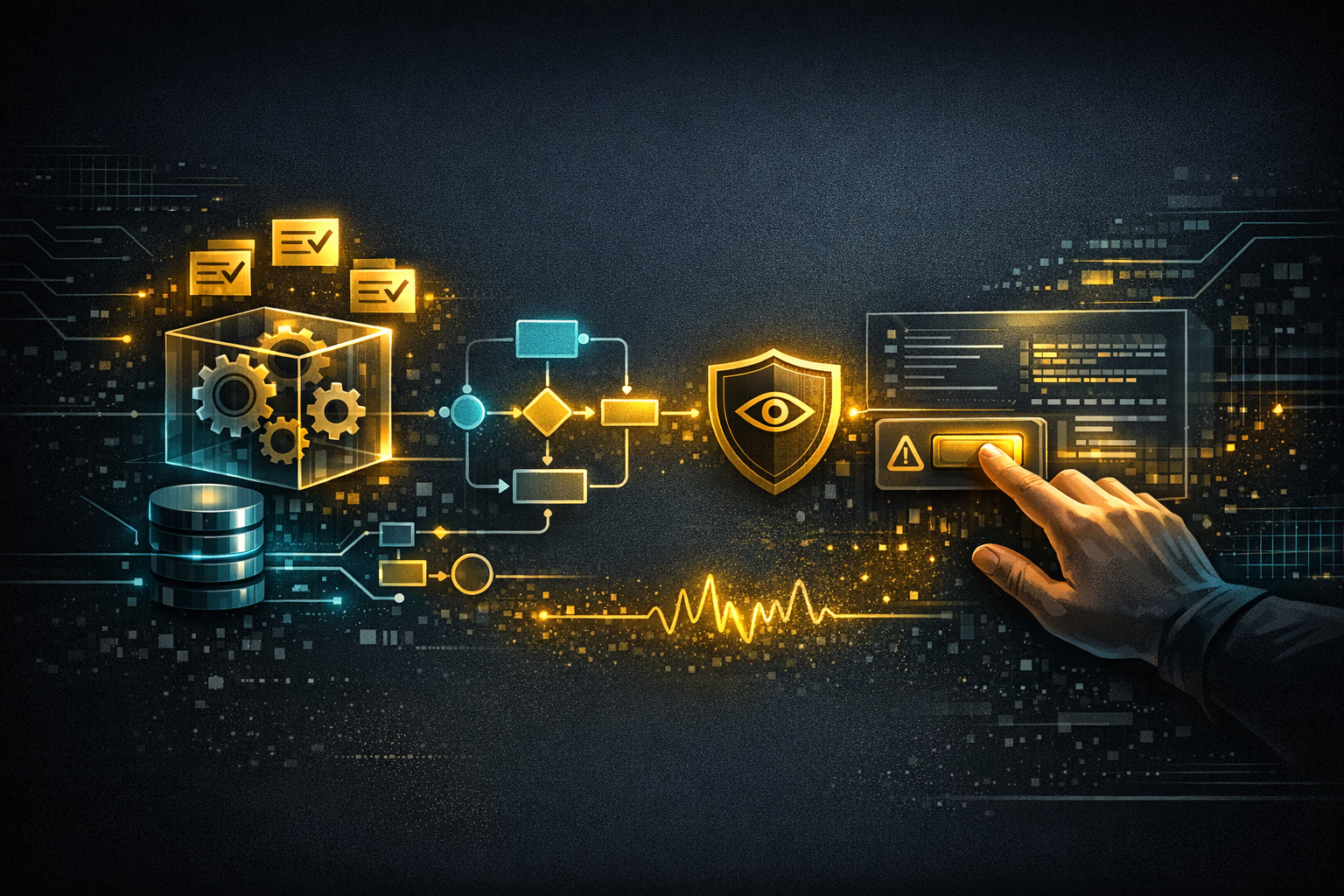 Governed execution, not black-box automation